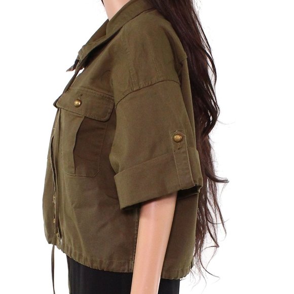 NEW!Ralph 12 Lauren military crop jacket - Picture 9 of 15